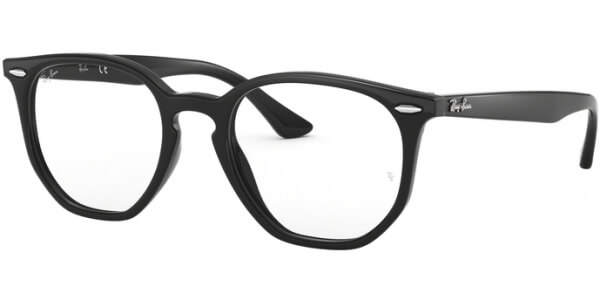 Dioptrické brýle Ray-Ban® model 7151, barva obruby černá lesk, stranice černá lesk, kód barevné varianty 2000. 
