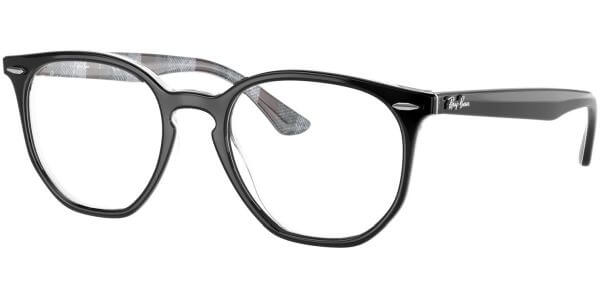 Dioptrické brýle Ray-Ban® model 7151, barva obruby černá šedá lesk, stranice černá šedá lesk, kód barevné varianty 8089. 