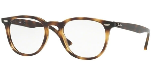 Dioptrické brýle Ray-Ban® model 7159, barva obruby hnědá lesk, stranice hnědá lesk, kód barevné varianty 2012. 