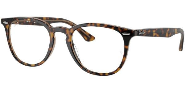 Dioptrické brýle Ray-Ban® model 7159, barva obruby hnědá čirá lesk, stranice hnědá čirá lesk, kód barevné varianty 8109. 