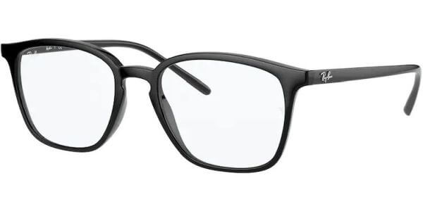 Dioptrické brýle Ray-Ban® model 7185, barva obruby černá lesk, stranice černá lesk, kód barevné varianty 2000. 