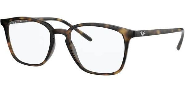 Dioptrické brýle Ray-Ban® model 7185, barva obruby hnědá lesk, stranice hnědá lesk, kód barevné varianty 2012. 