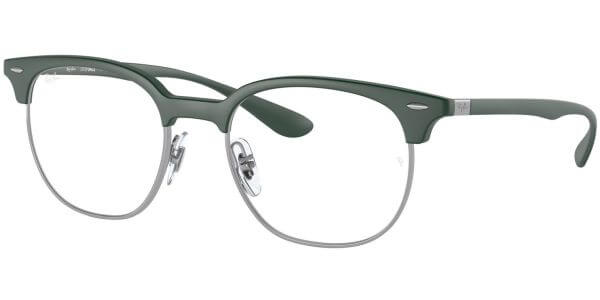 Dioptrické brýle Ray-Ban® model 7186, barva obruby zelená šedá mat, stranice zelená mat, kód barevné varianty 8062. 