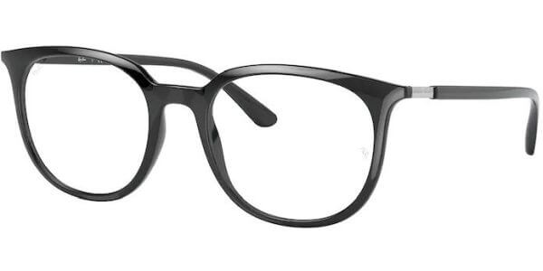 Dioptrické brýle Ray-Ban® model 7190, barva obruby černá lesk, stranice černá lesk, kód barevné varianty 2000. 