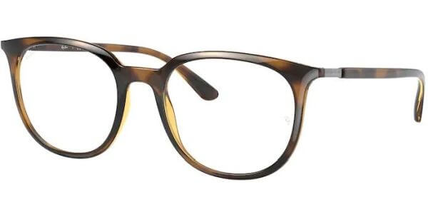 Dioptrické brýle Ray-Ban® model 7190, barva obruby hnědá lesk, stranice hnědá lesk, kód barevné varianty 2012. 