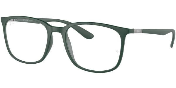 Dioptrické brýle Ray-Ban® model 7199, barva obruby zelená mat, stranice zelená mat, kód barevné varianty 8062. 