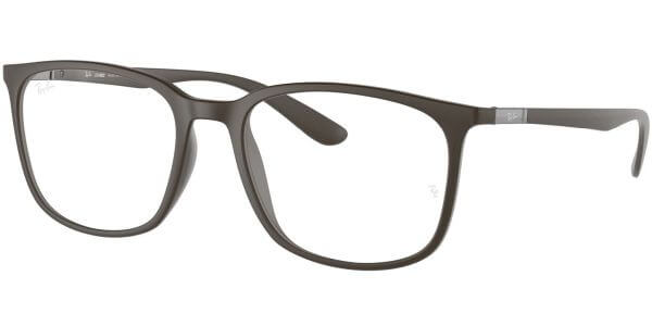 Dioptrické brýle Ray-Ban® model 7199, barva obruby hnědá mat, stranice hnědá mat, kód barevné varianty 8063. 