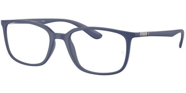 Dioptrické brýle Ray-Ban® model 7208, barva obruby modrá mat, stranice modrá mat, kód barevné varianty 5207. 