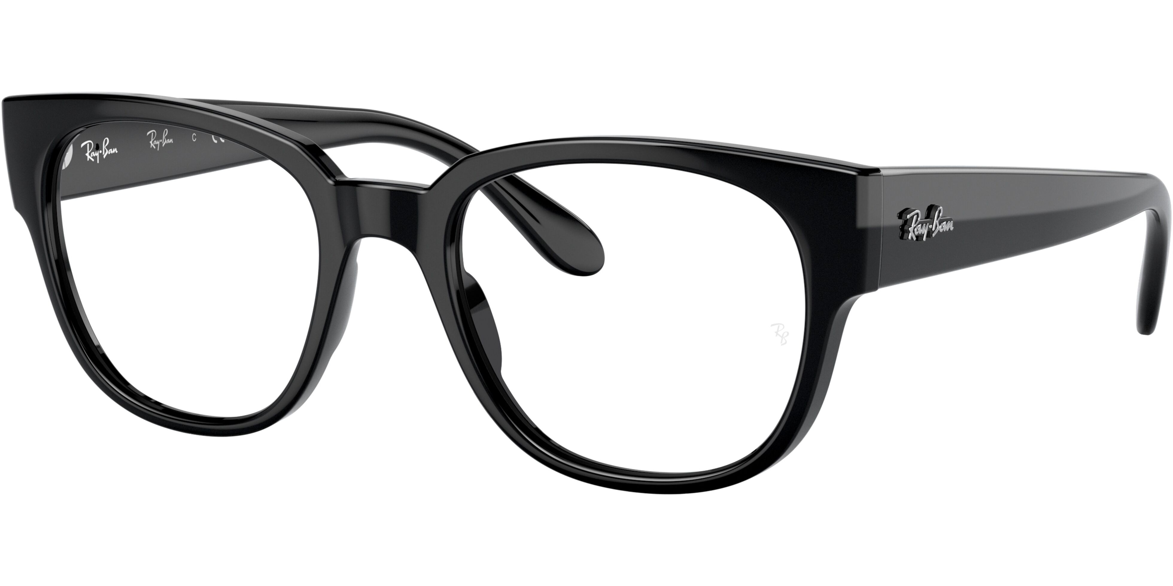 Dioptrické brýle Ray-Ban® model 7210, barva obruby černá lesk, stranice černá lesk, kód barevné varianty 2000. 