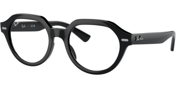 Dioptrické brýle Ray-Ban® model 7214, barva obruby černá lesk, stranice černá lesk, kód barevné varianty 2000. 