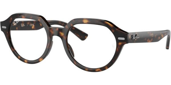 Dioptrické brýle Ray-Ban® model 7214, barva obruby hnědá lesk, stranice hnědá lesk, kód barevné varianty 2012. 