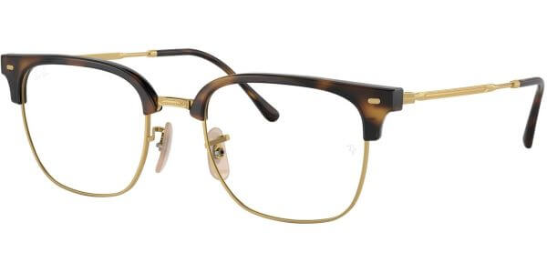 Dioptrické brýle Ray-Ban® model 7216, barva obruby hnědá zlatá lesk, stranice zlatá lesk, kód barevné varianty 2012. 
