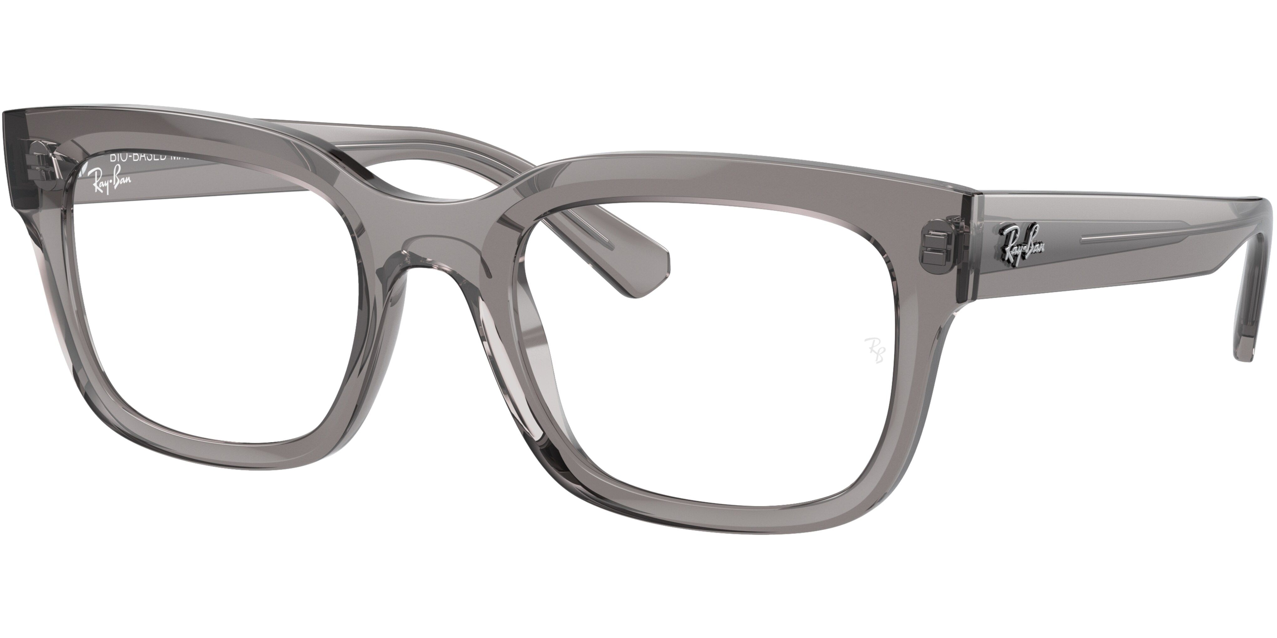 Dioptrické brýle Ray-Ban® model 7217, barva obruby šedá čirá lesk, stranice šedá čirá lesk, kód barevné varianty 8263. 