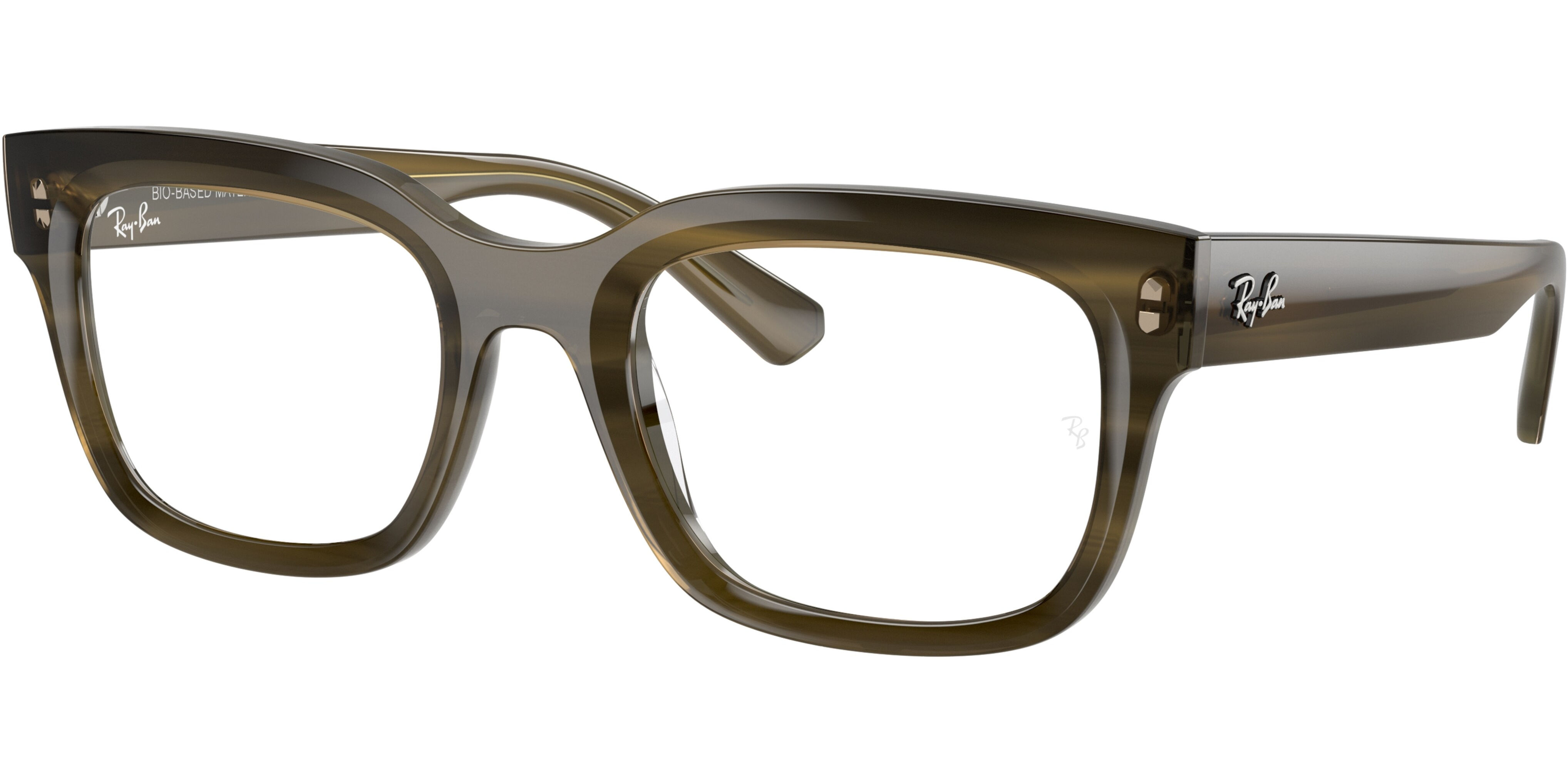 Dioptrické brýle Ray-Ban® model 7217, barva obruby zelená lesk, stranice zelená lesk, kód barevné varianty 8468. 