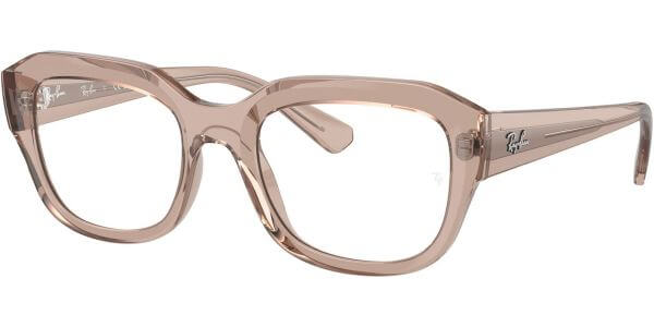Dioptrické brýle Ray-Ban® model 7225, barva obruby béžová čirá lesk, stranice béžová čirá lesk, kód barevné varianty 8317. 