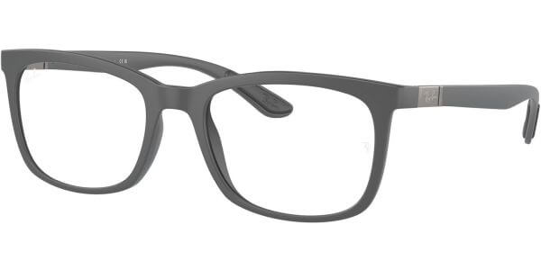 Dioptrické brýle Ray-Ban® model 7230, barva obruby šedá mat, stranice šedá mat, kód barevné varianty 5521. 