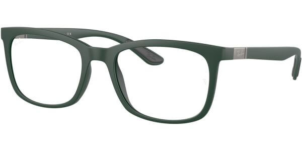 Dioptrické brýle Ray-Ban® model 7230, barva obruby zelená mat, stranice zelená mat, kód barevné varianty 8062. 