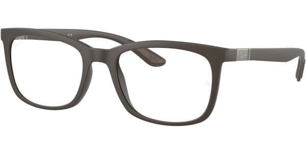 Dioptrické brýle Ray-Ban® model 7230, barva obruby hnědá mat, stranice hnědá mat, kód barevné varianty 8063. 