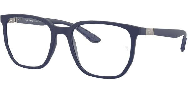 Dioptrické brýle Ray-Ban® model 7235, barva obruby modrá mat, stranice modrá mat, kód barevné varianty 5207. 