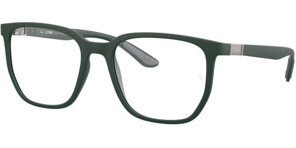 Dioptrické brýle Ray-Ban® model 7235, barva obruby zelená mat, stranice zelená mat, kód barevné varianty 8062. 
