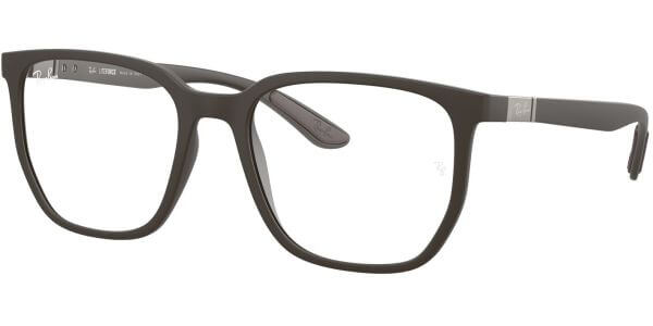 Dioptrické brýle Ray-Ban® model 7235, barva obruby hnědá mat, stranice hnědá mat, kód barevné varianty 8063. 