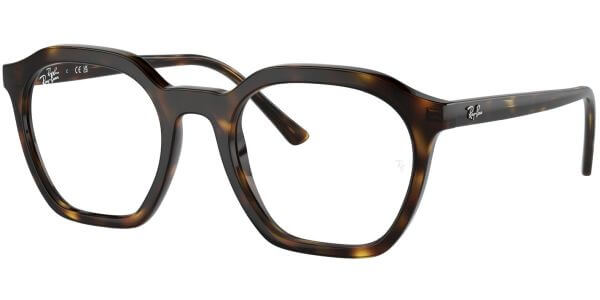 Dioptrické brýle Ray-Ban® model 7238, barva obruby hnědá lesk, stranice hnědá lesk, kód barevné varianty 2012. 