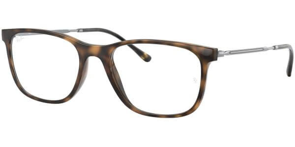 Dioptrické brýle Ray-Ban® model 7244, barva obruby hnědá lesk, stranice šedá lesk, kód barevné varianty 2012. 