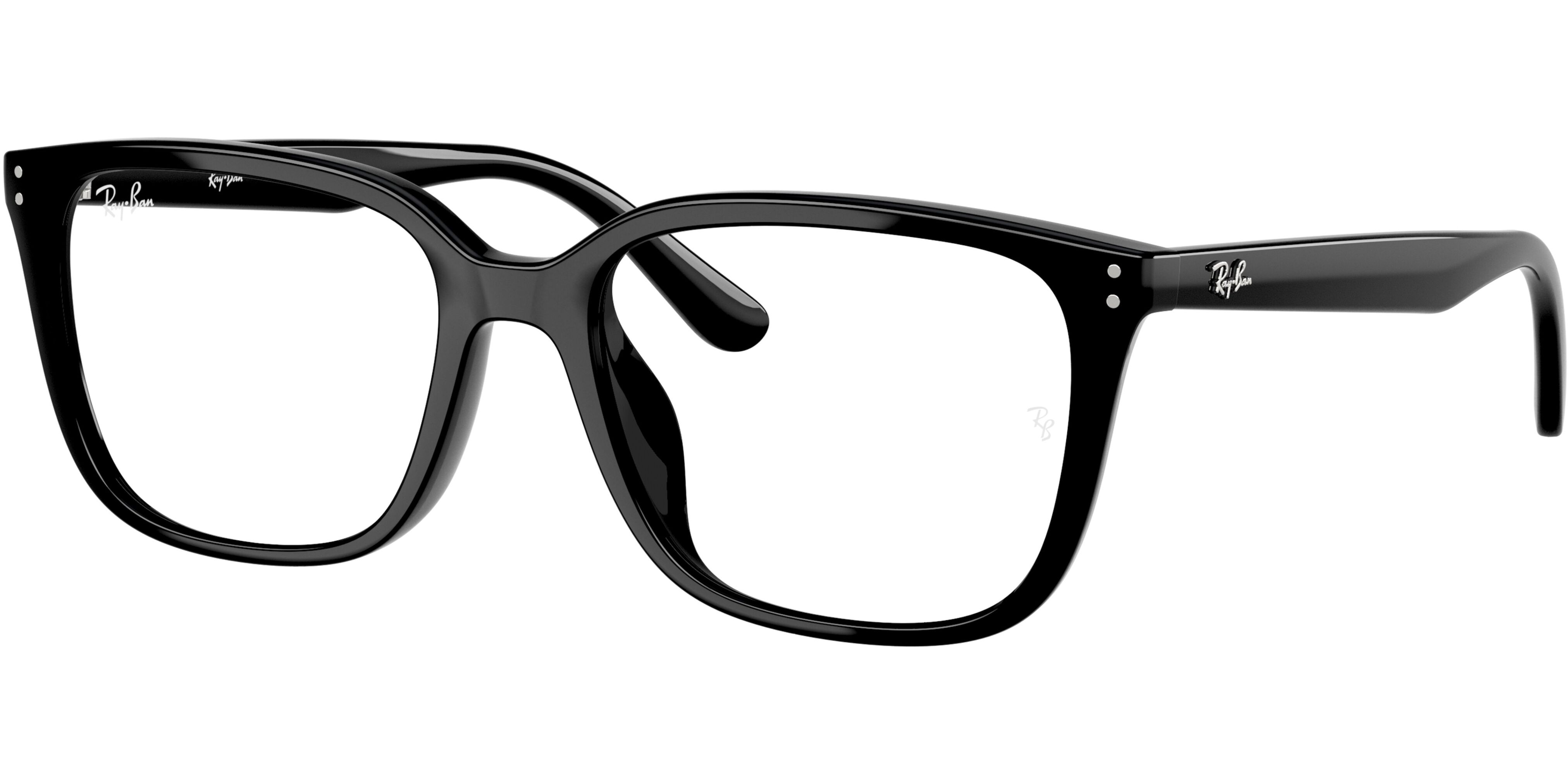 Dioptrické brýle Ray-Ban® model 7248D, barva obruby černá lesk, stranice černá lesk, kód barevné varianty 2000. 