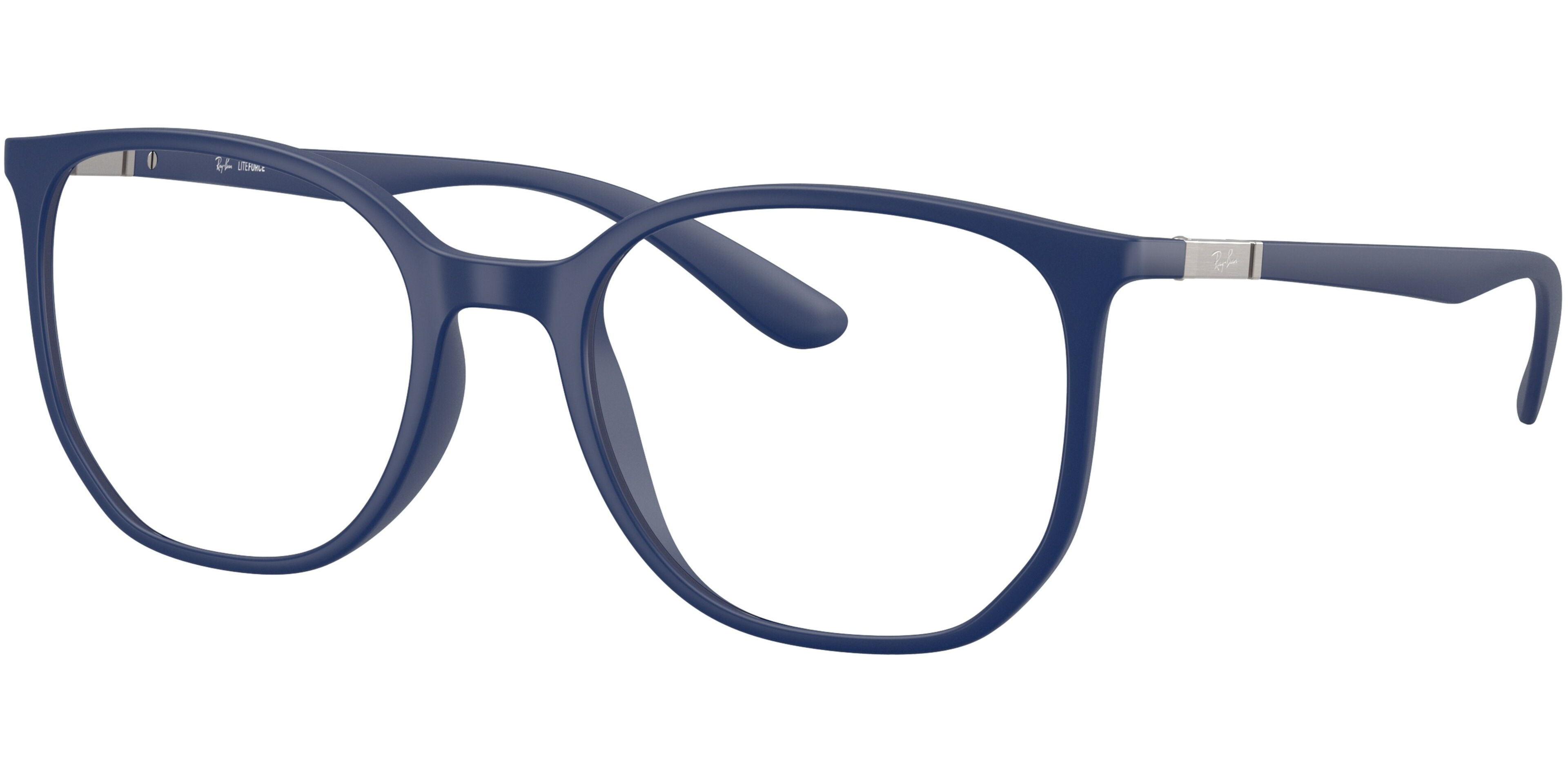 Dioptrické brýle Ray-Ban® model 7397, barva obruby modrá mat, stranice modrá mat, kód barevné varianty 5207. 