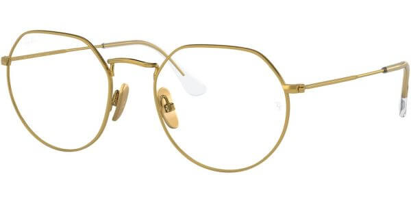 Dioptrické brýle Ray-Ban® model 8165V, barva obruby zlatá lesk, stranice zlatá lesk, kód barevné varianty 1225. 