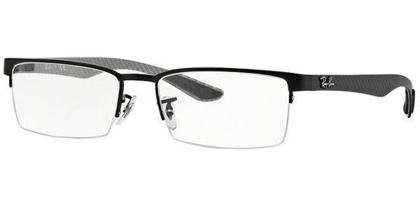 Dioptrické brýle Ray-Ban® model 8412, barva obruby černá mat, stranice šedá mat, kód barevné varianty 2503. 