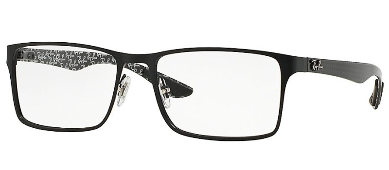 Dioptrické brýle Ray-Ban® model 8415, barva obruby černá mat, stranice černá mat, kód barevné varianty 2848. 