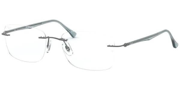 Dioptrické brýle Ray-Ban® model 8725, barva obruby šedá mat, stranice šedá mat, kód barevné varianty 1028. 