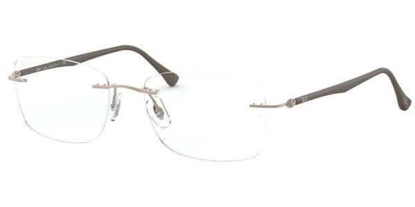Dioptrické brýle Ray-Ban® model 8725, barva obruby hnědá lesk, stranice hnědá mat, kód barevné varianty 1131. 