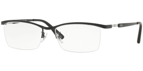Dioptrické brýle Ray-Ban® model 8746D, barva obruby černá mat, stranice černá mat, kód barevné varianty 1074. 