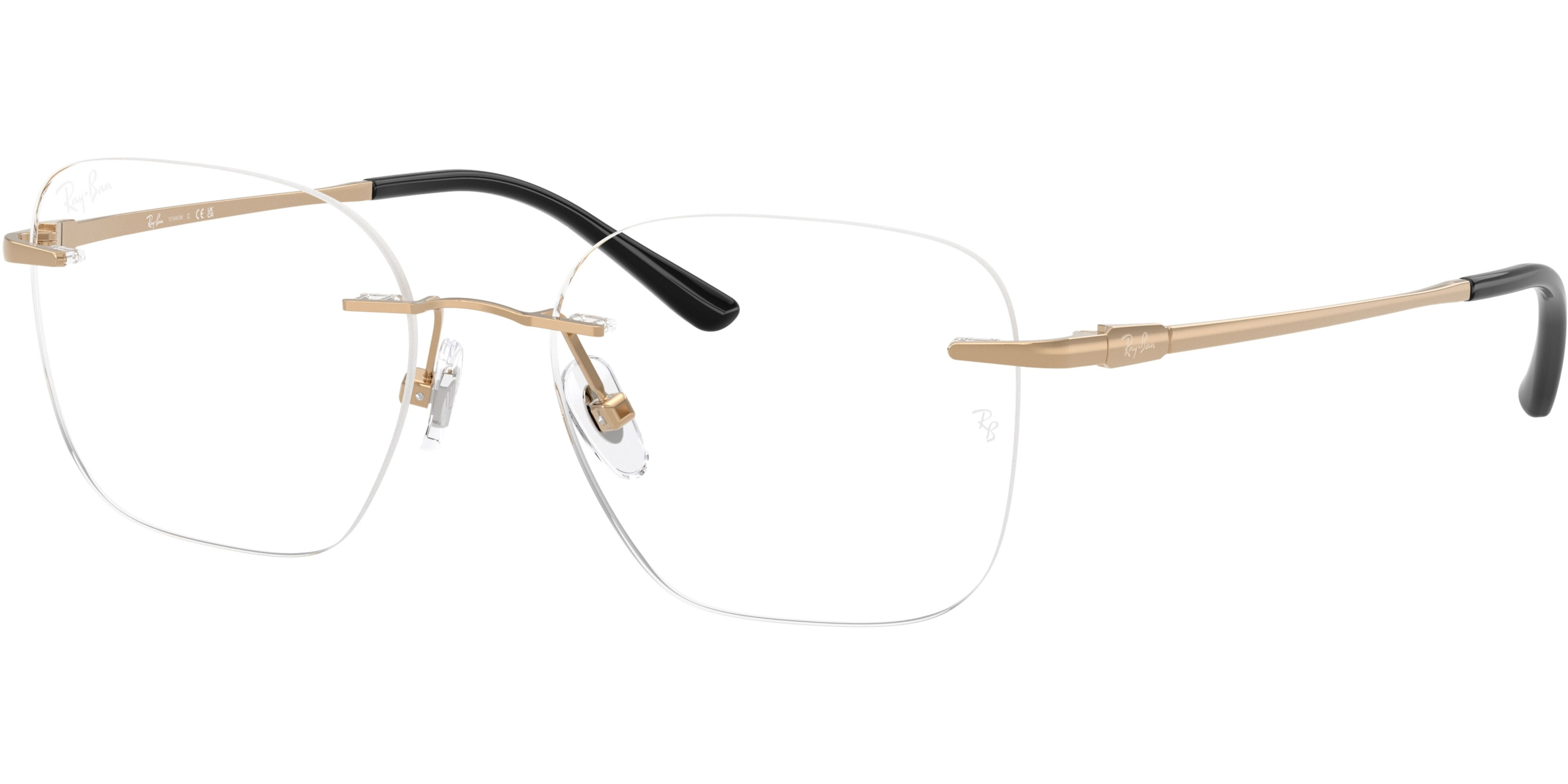 Dioptrické brýle Ray-Ban® model 8783D, barva obruby bronzová lesk, stranice bronzová lesk, kód barevné varianty 1248. 