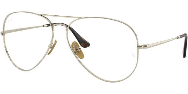 Dioptrické brýle Ray-Ban® model 8789, barva obruby zlatá lesk, stranice zlatá lesk, kód barevné varianty 1246. 
