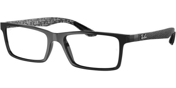 Dioptrické brýle Ray-Ban® model 8901, barva obruby černá lesk, stranice černá lesk, kód barevné varianty 5843. 