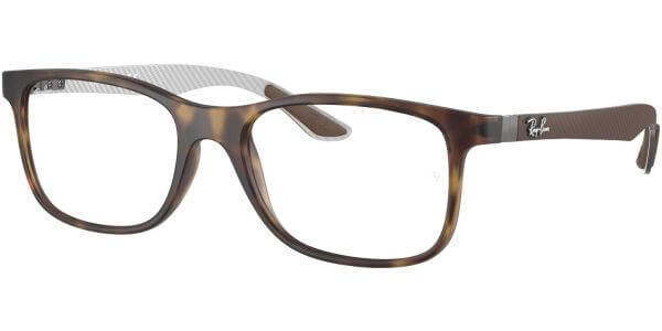 Dioptrické brýle Ray-Ban® model 8903, barva obruby hnědá lesk, stranice hnědá šedá mat, kód barevné varianty 5200. 