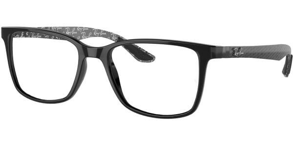 Dioptrické brýle Ray-Ban® model 8905, barva obruby černá lesk, stranice černá mat, kód barevné varianty 5843. 