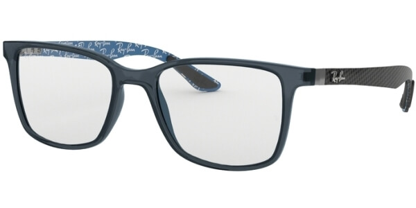 Dioptrické brýle Ray-Ban® model 8905, barva obruby modrá čirá lesk, stranice šedá mat, kód barevné varianty 5844. 