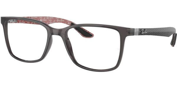 Dioptrické brýle Ray-Ban® model 8905, barva obruby šedá lesk, stranice šedá červená mat, kód barevné varianty 5845. 