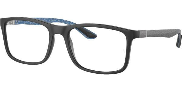 Dioptrické brýle Ray-Ban® model 8908, barva obruby černá mat, stranice černá modrá mat, kód barevné varianty 5196. 