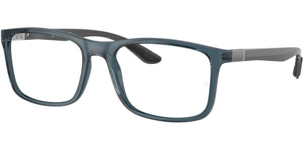 Dioptrické brýle Ray-Ban® model 8908, barva obruby modrá čirá lesk, stranice šedá mat, kód barevné varianty 5719. 