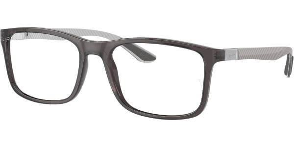 Dioptrické brýle Ray-Ban® model 8908, barva obruby šedá čirá lesk, stranice šedá mat, kód barevné varianty 8061. 