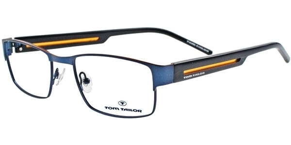 Dioptrické brýle Tom Tailor model 60287, barva obruby modrá mat, stranice modrá oranžová mat, kód barevné varianty 527. 