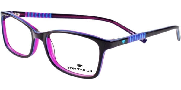 Dioptrické brýle Tom Tailor model 60346, barva obruby fialová modrá lesk, stranice fialová modrá lesk, kód barevné varianty 637. 