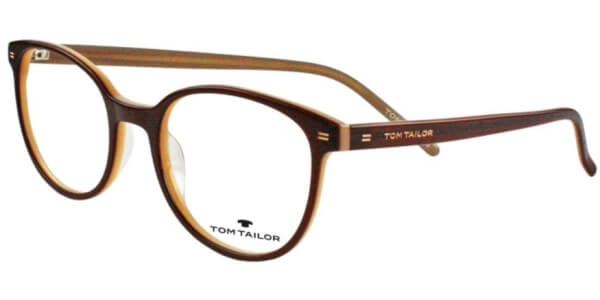 Dioptrické brýle Tom Tailor model 60386, barva obruby hnědá béžová lesk, stranice hnědá béžová mat, kód barevné varianty 203. 