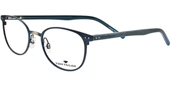 Dioptrické brýle Tom Tailor model 60394, barva obruby modrá šedá mat, stranice šedá černá mat, kód barevné varianty 248. 