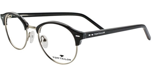 Dioptrické brýle Tom Tailor model 60410, barva obruby černá stříbrná lesk, stranice černá lesk, kód barevné varianty 512. 